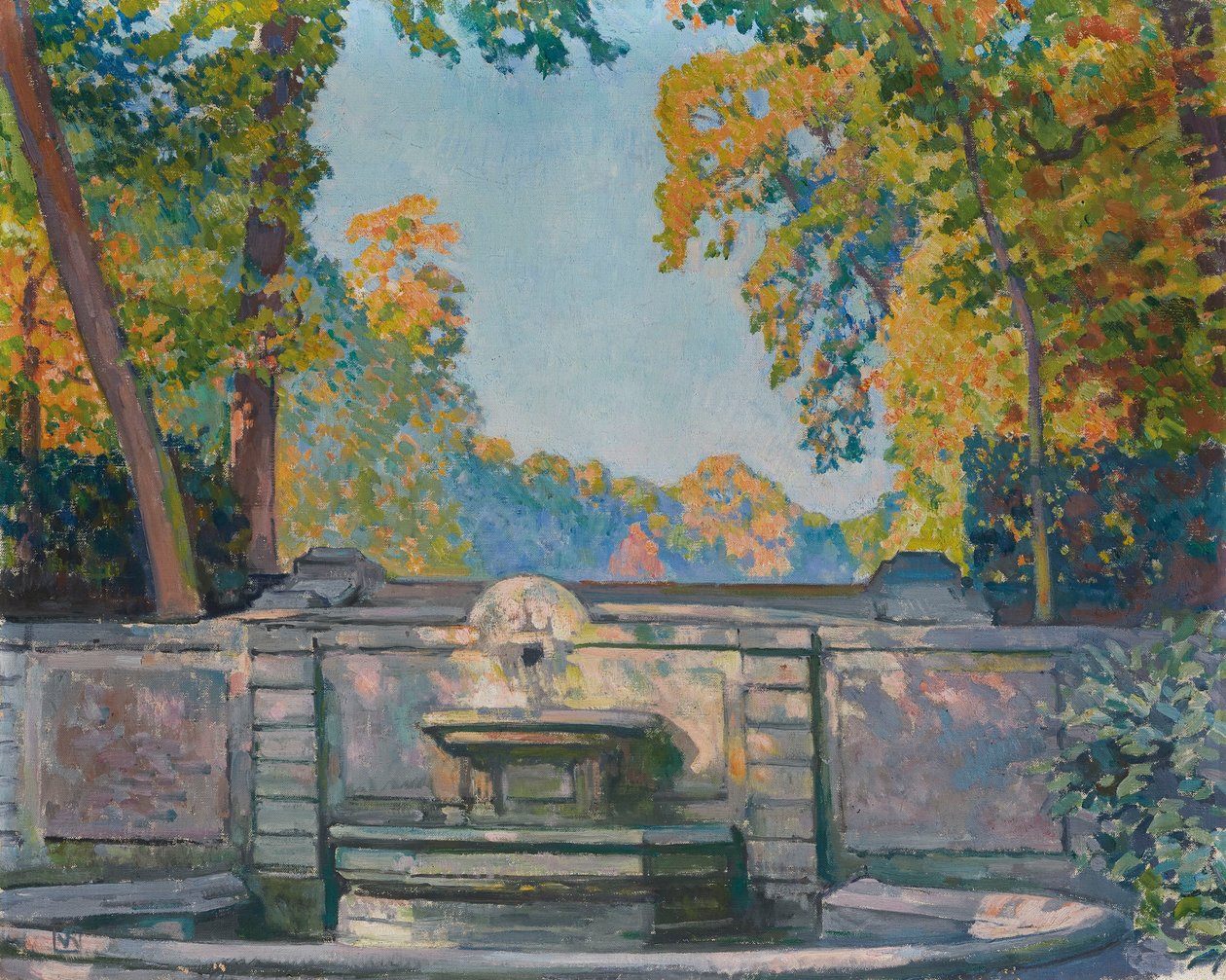 Fontene, ca 1917-1922. av Théo van Rysselberghe
