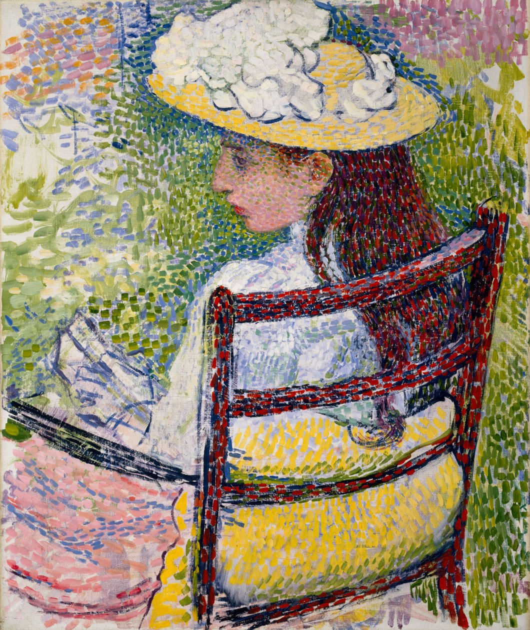 Jeanne Pissarro, 1895 av Théo van Rysselberghe