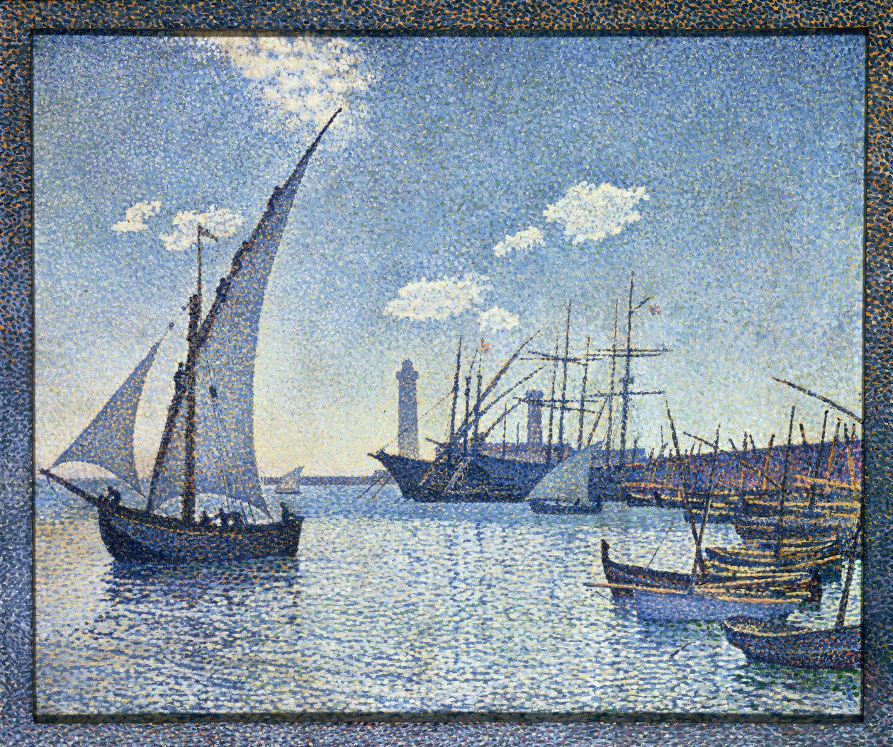 Port of This, Les Tartanes, 1892 av Théo van Rysselberghe