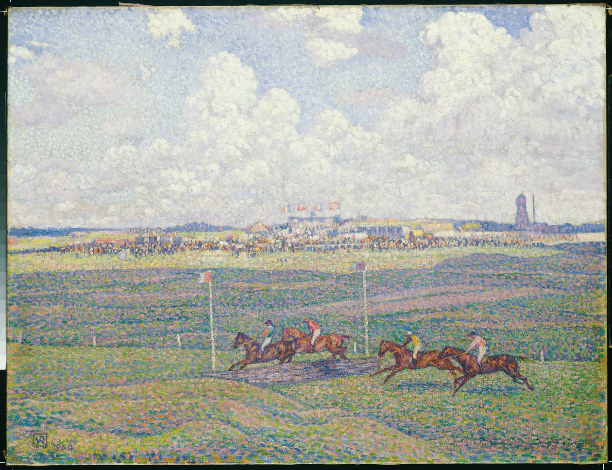 Veddeløpsbanen i Boulogne-sur-Mer av Théo van Rysselberghe