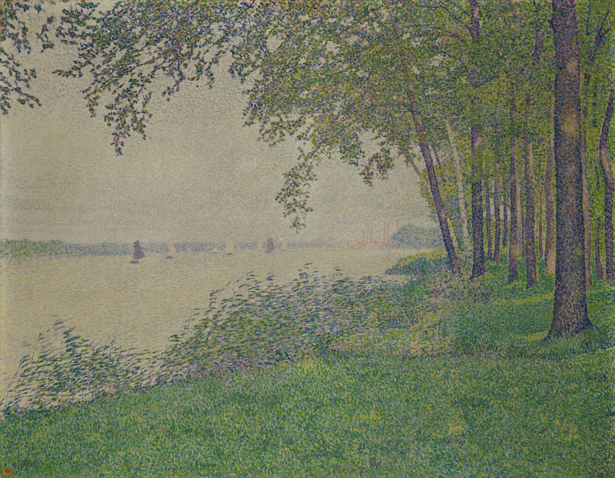 Seilbåtene, 1892 av Théo van Rysselberghe