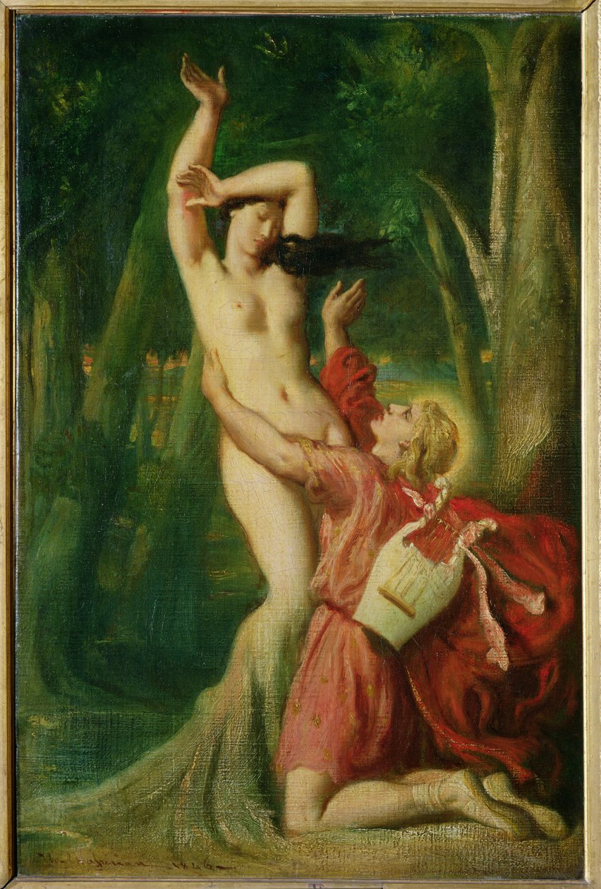 Apollo og Daphne, ca. 1845 av Théodore Chassériau