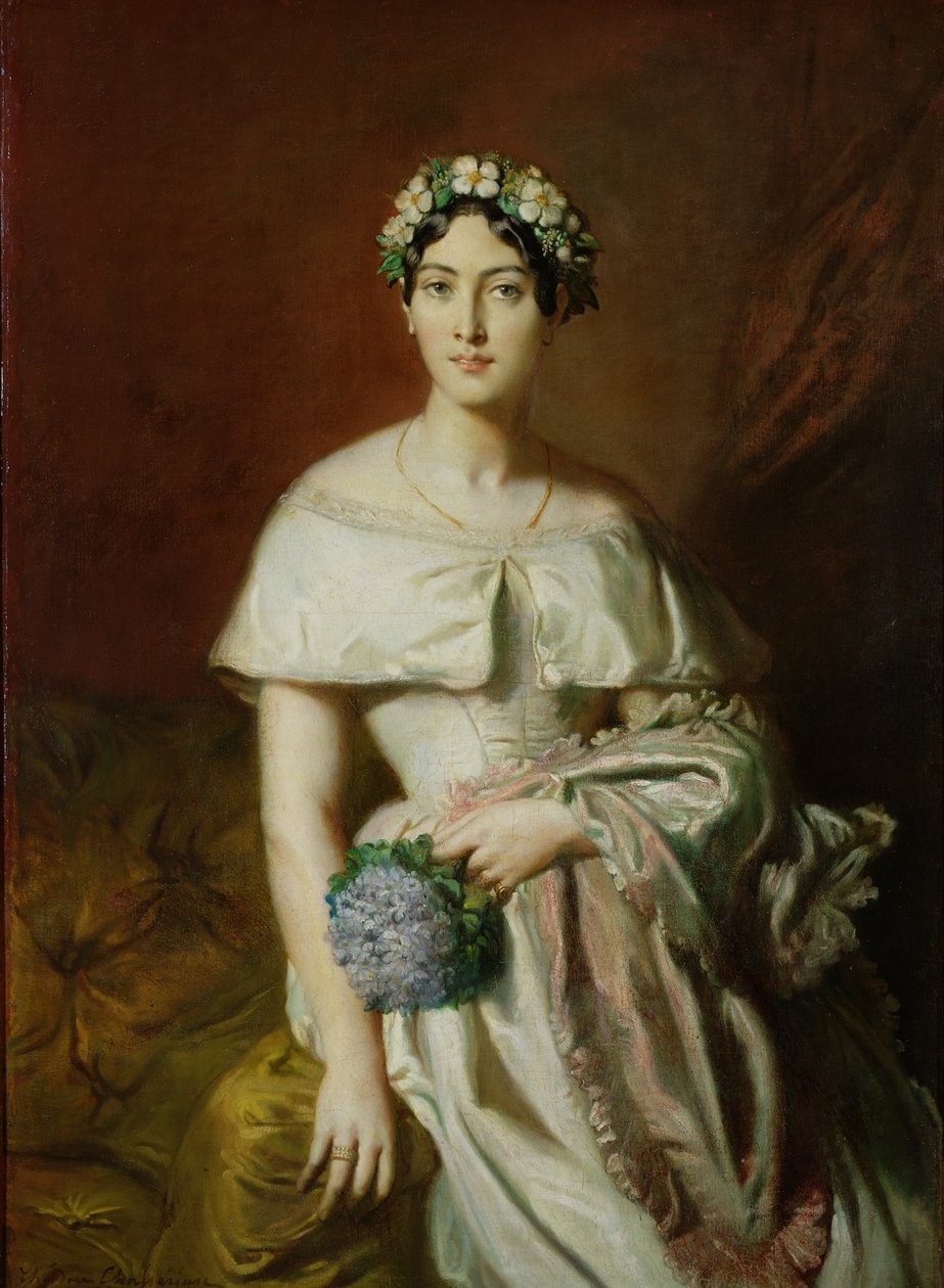 Mademoiselle Marie-Therese de Cabarrus, 1848 av Théodore Chassériau