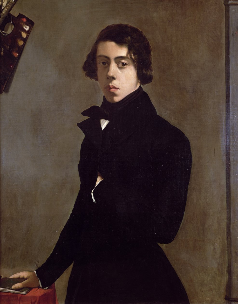 Selvportrett, 1835 av Théodore Chassériau