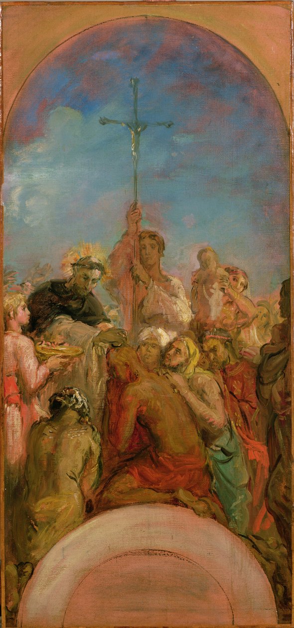 St. Francis Xavier (1506-52) av Théodore Chassériau