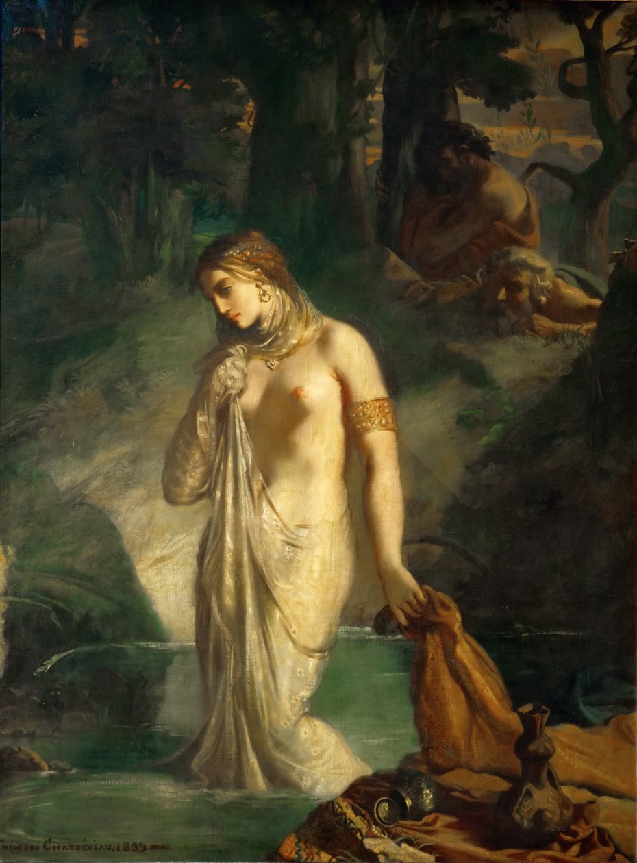 Susanna ved badet hennes av Théodore Chassériau