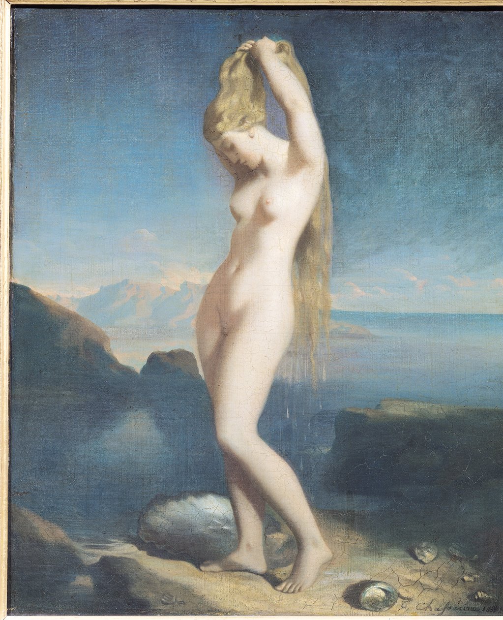 Venus Anadyomene, eller Venus of the Sea av Théodore Chassériau