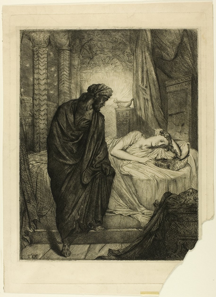 Yet She Must Die, plate elleve fra Othello av Théodore Chassériau