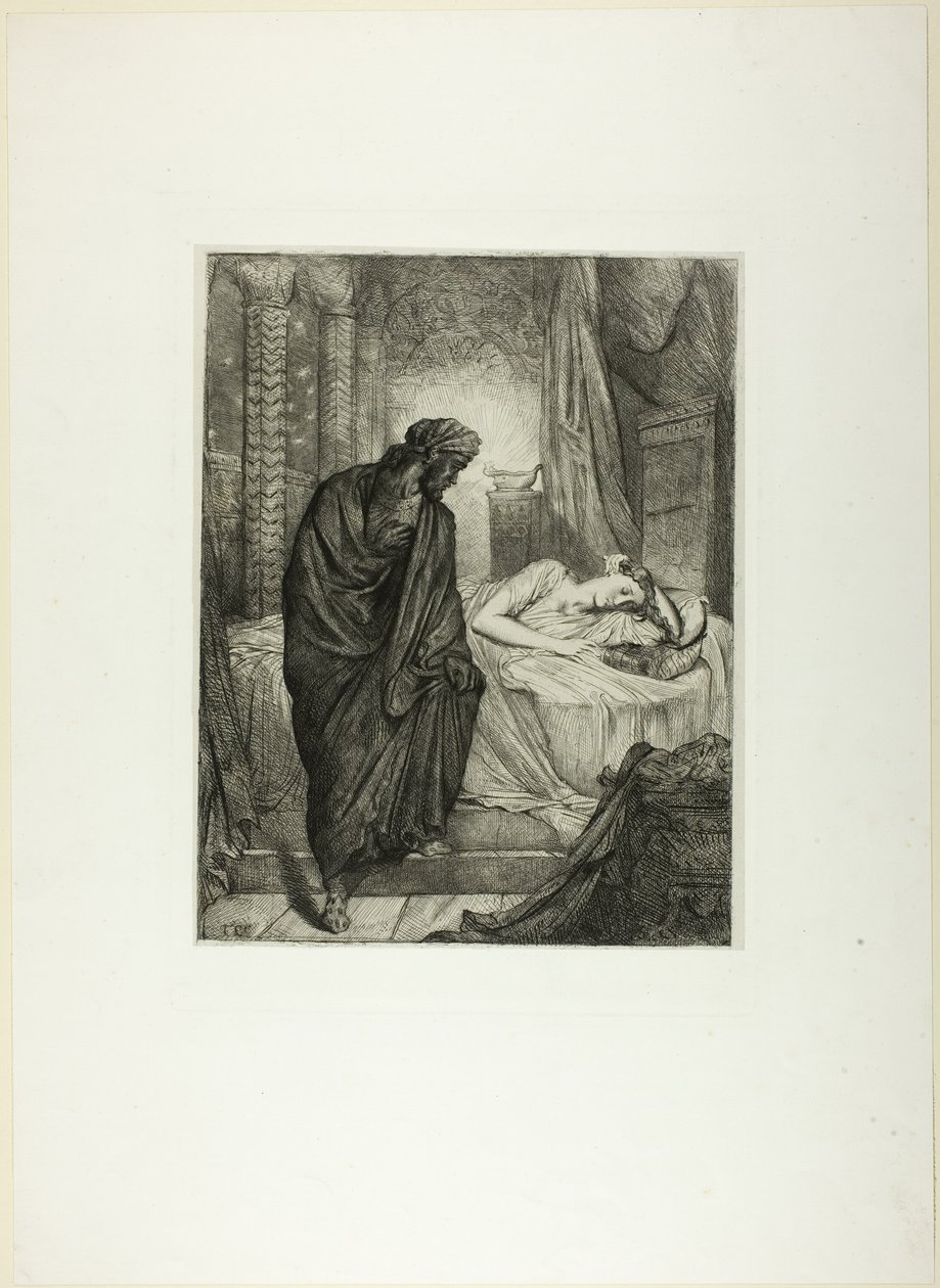 Yet She Must Die, plate elleve fra Othello av Théodore Chassériau