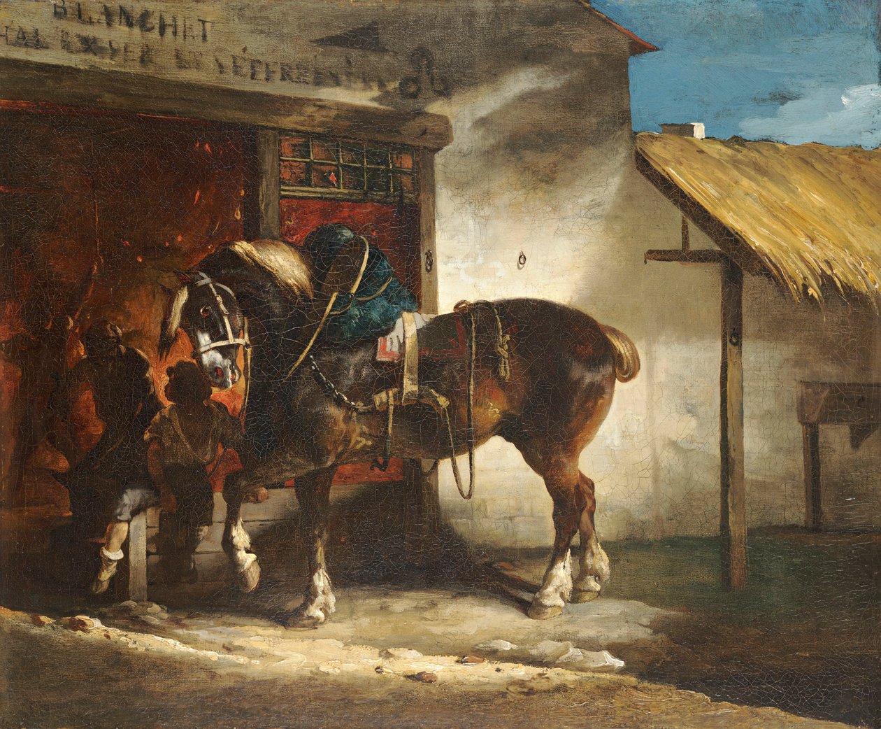 Géricault - The Village Forge, ca. 1822 av Theodore Gericault