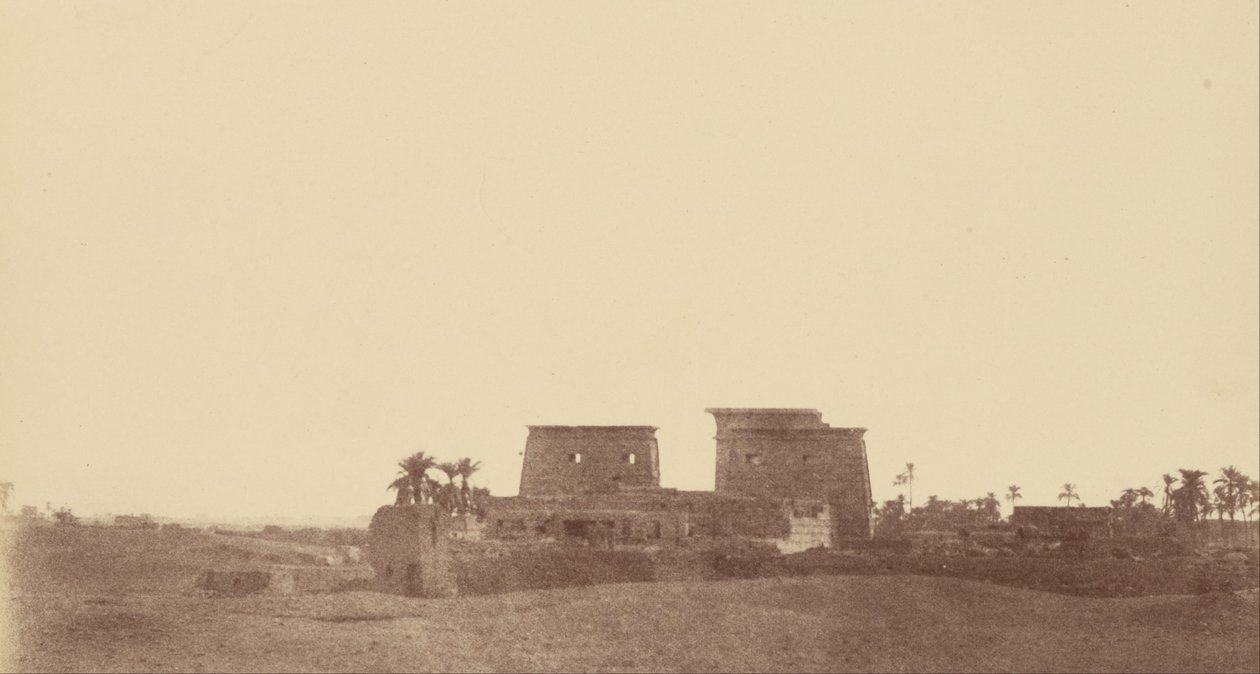 (Oversikt over Palace of Karnak) av Théodule Devéria