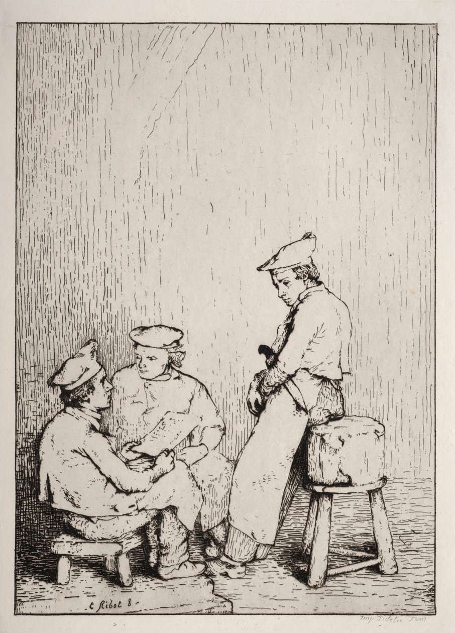 Kartet. av Auguste Theodule Ribot