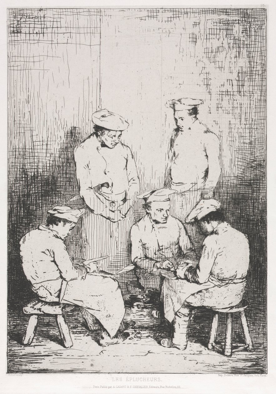 Potetskrellerne. av Auguste Theodule Ribot