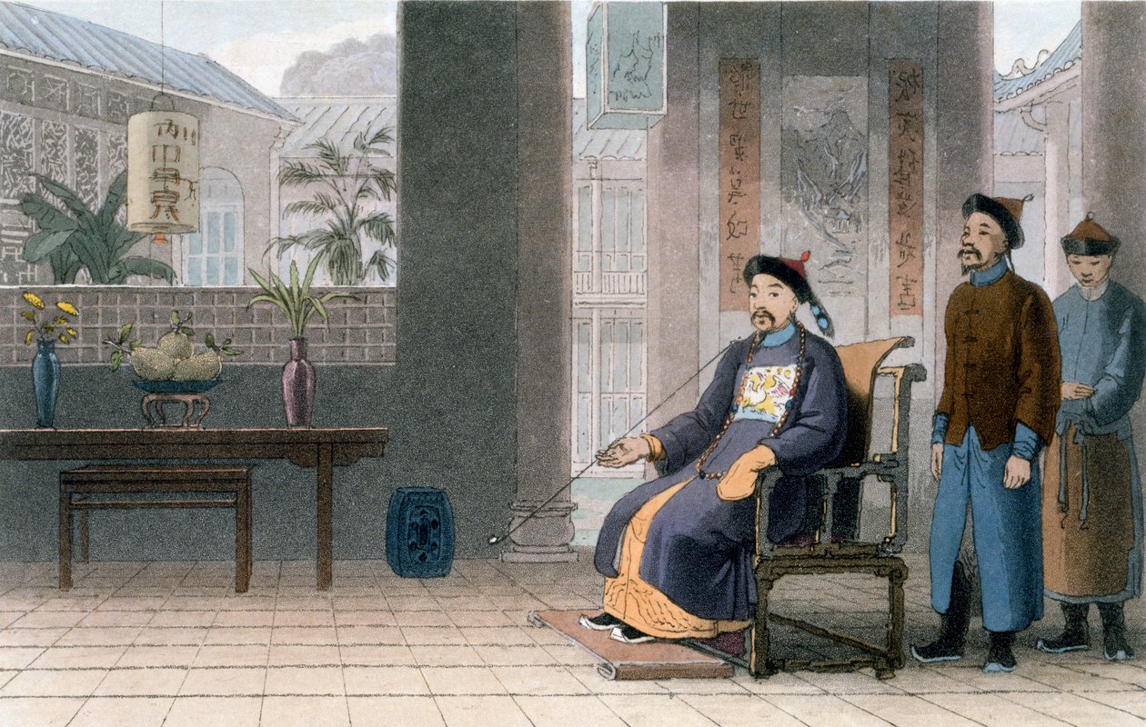 Kinesisk av rang, 1810 (farget akvatint) av Thomas und William Daniell
