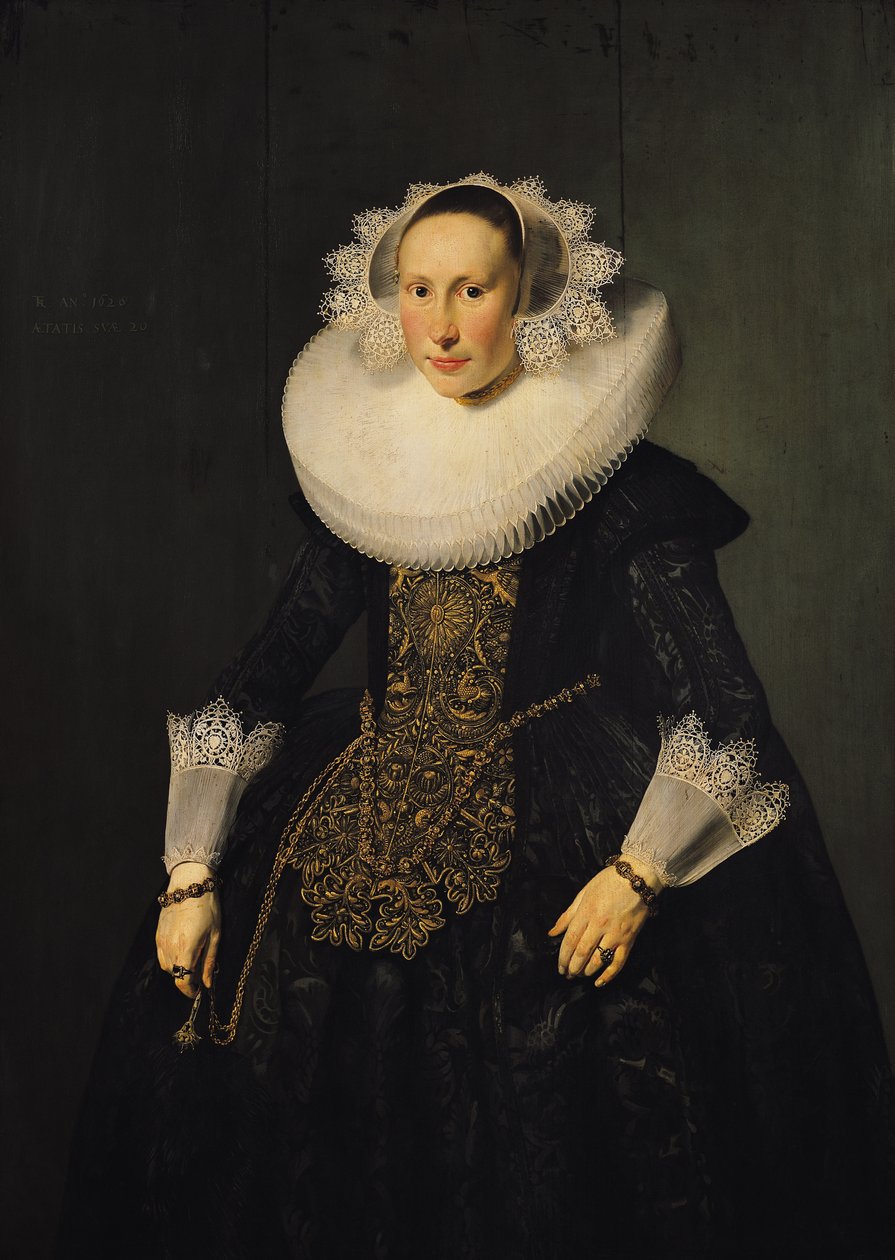 Elisabeth van der Aa, 1628 av Thomas de Keyser
