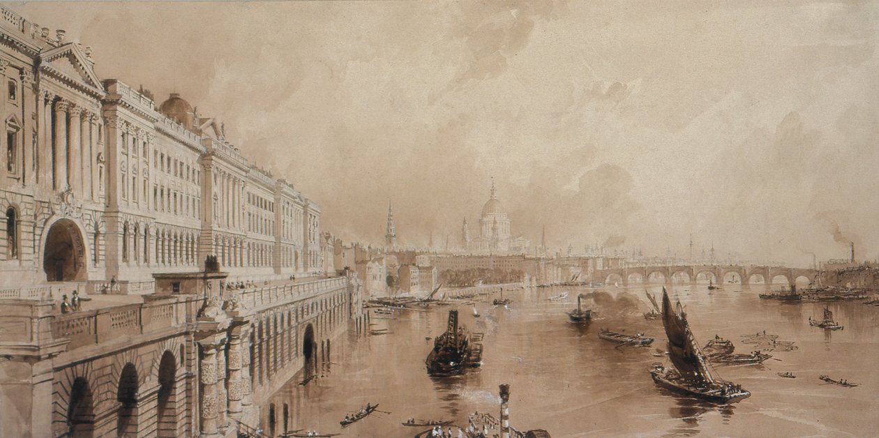 Somerset House av Thomas Allom