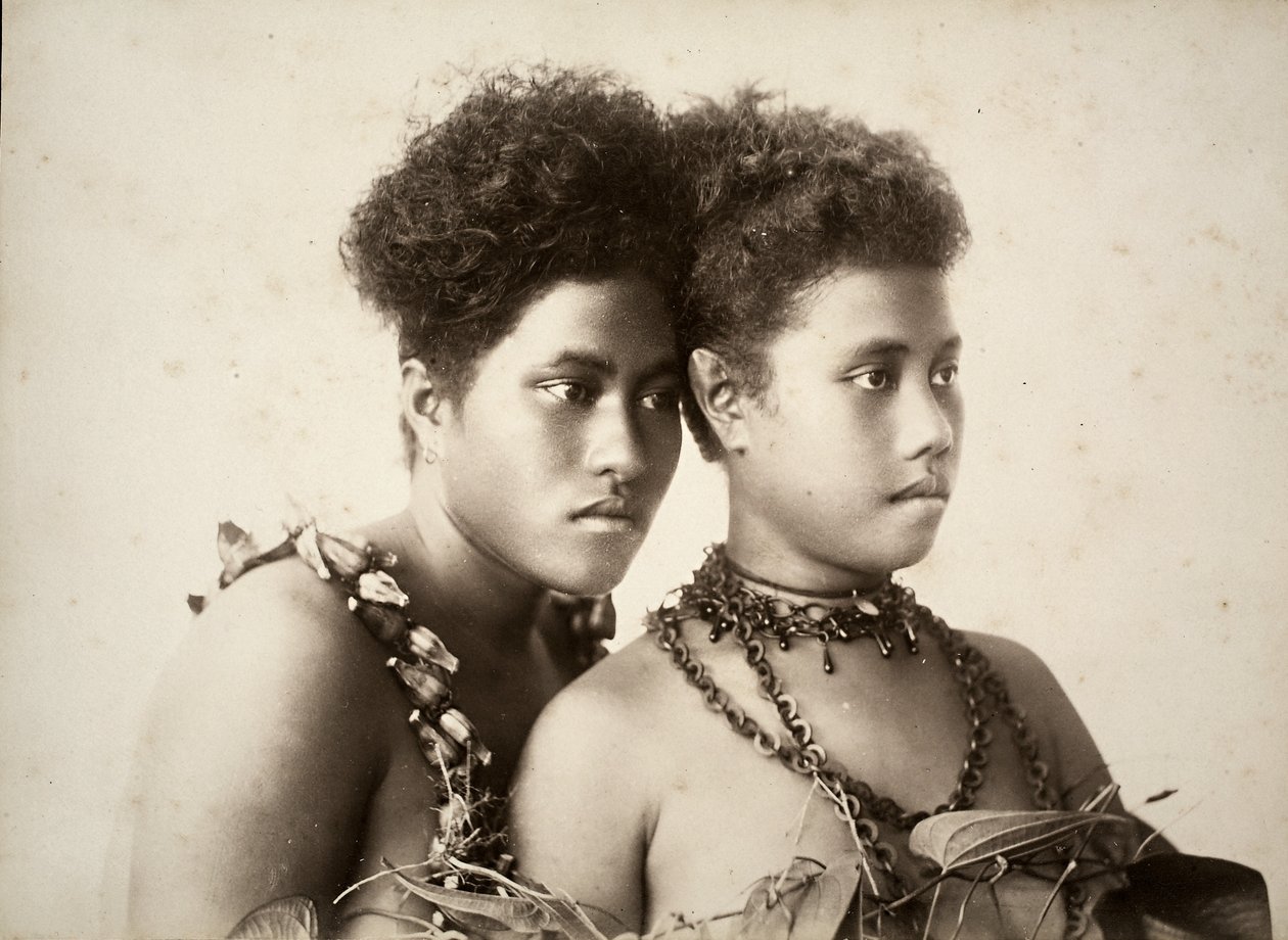 Two Women, Samoa (albumtrykk) av Thomas Andrew