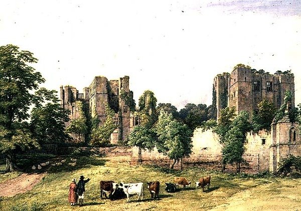 Ruinene av Kenilworth Castle av Thomas Baker