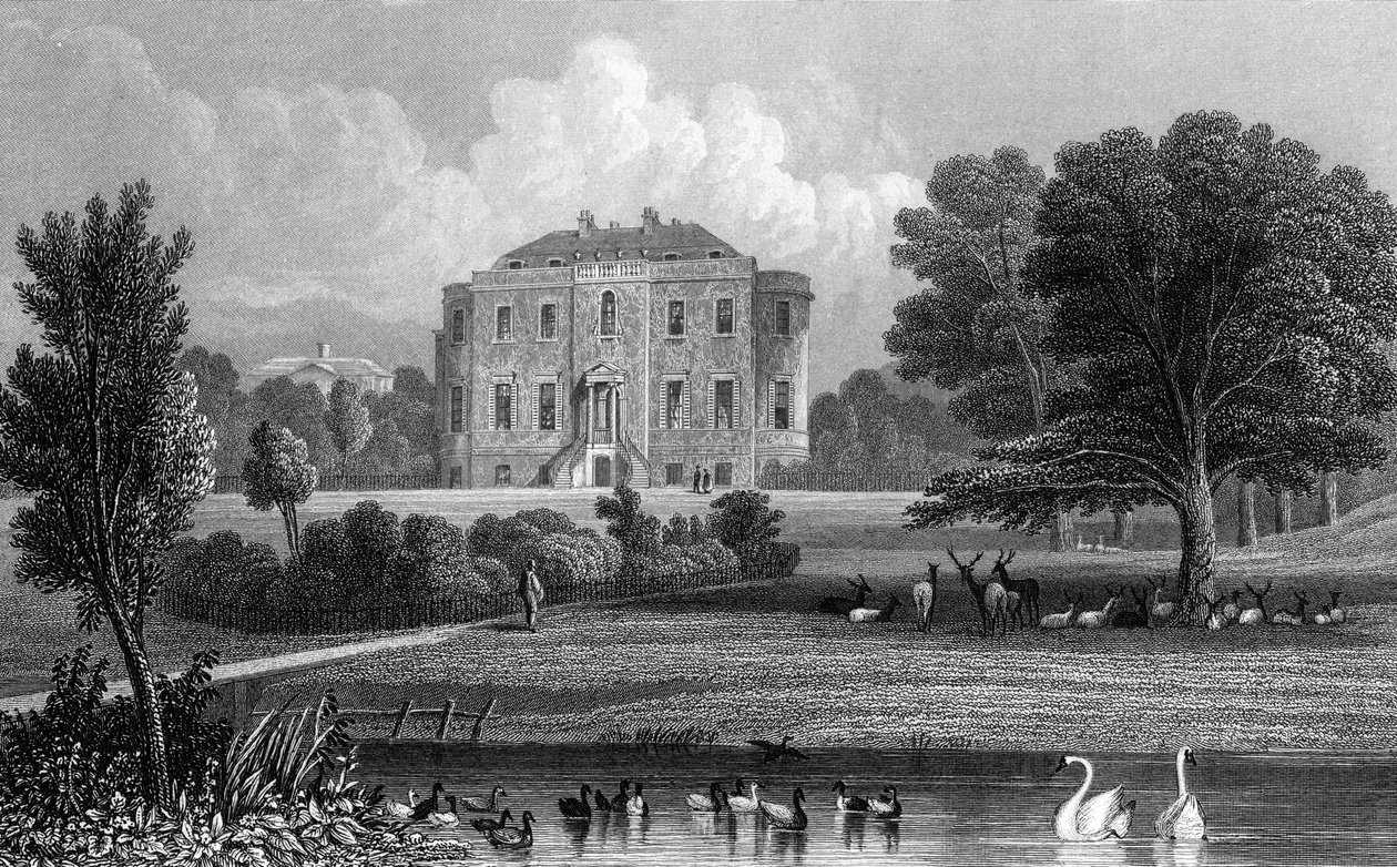 Wivenhoe Park, Essex, 1835 av Thomas Barber