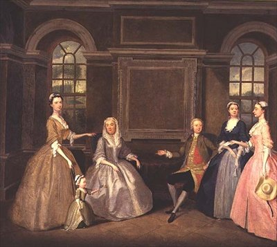 Broke og Bowes-familiene, 1740 av Thomas Bardwell