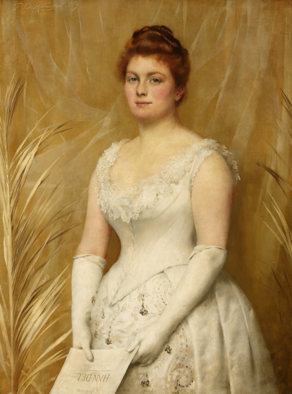 Marian Mckenzie, ca. 1890 av Thomas Benjamin Kennington