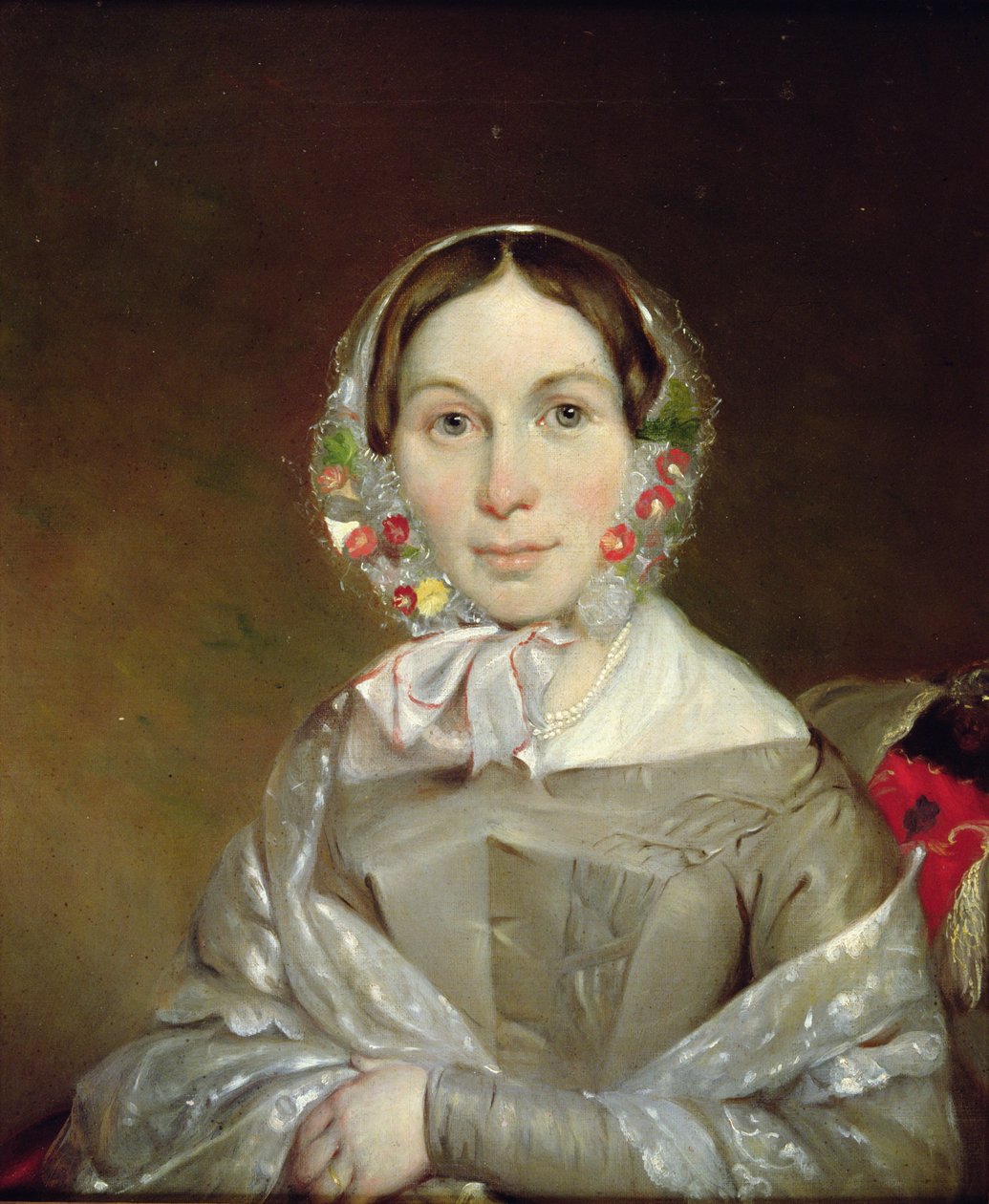 Portrett av Eliza Sophia Tilley, 1800-tallet av Thomas Bock
