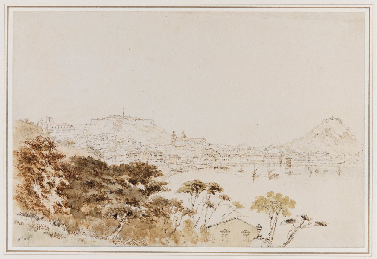 Omfattende utsikt over Macao fra Penha Hill av Thomas Boswall Watson