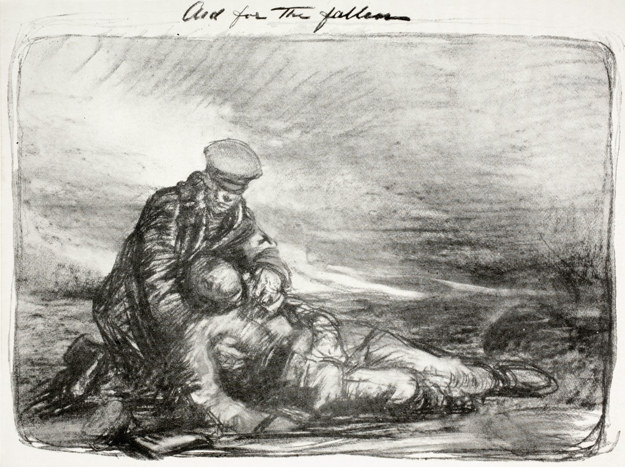 Hjelp til de falne, 1915 av Thomas Brock