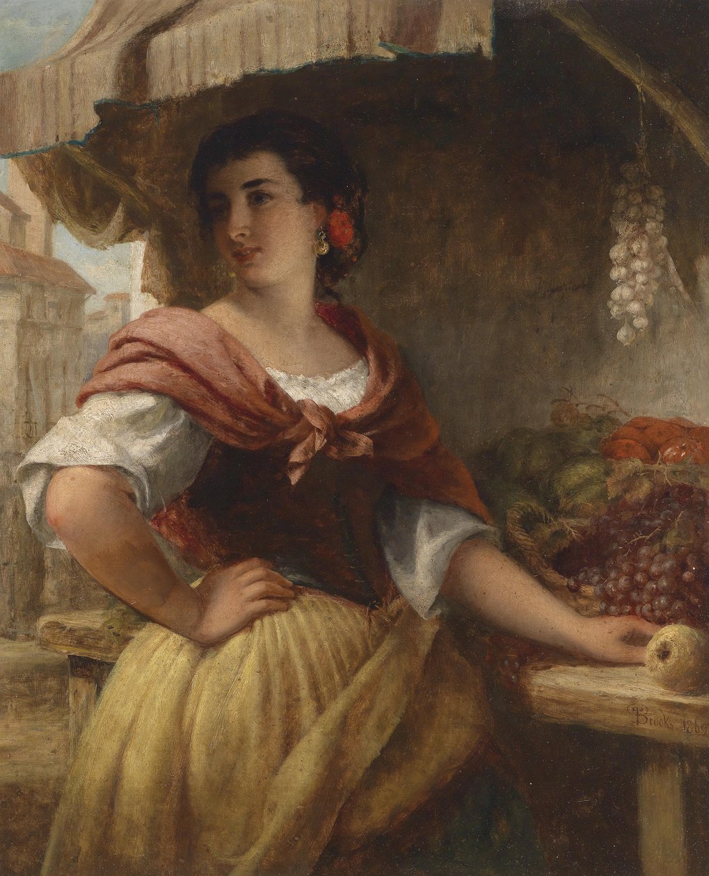 Fruktselgeren av Thomas Brooks