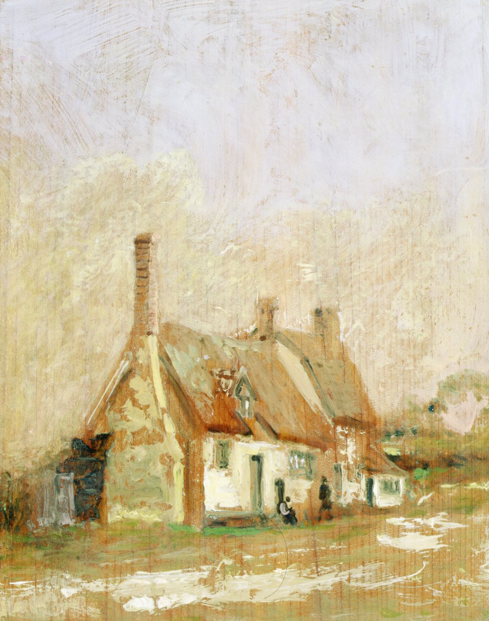 Hytter i et landskap av Thomas Churchyard