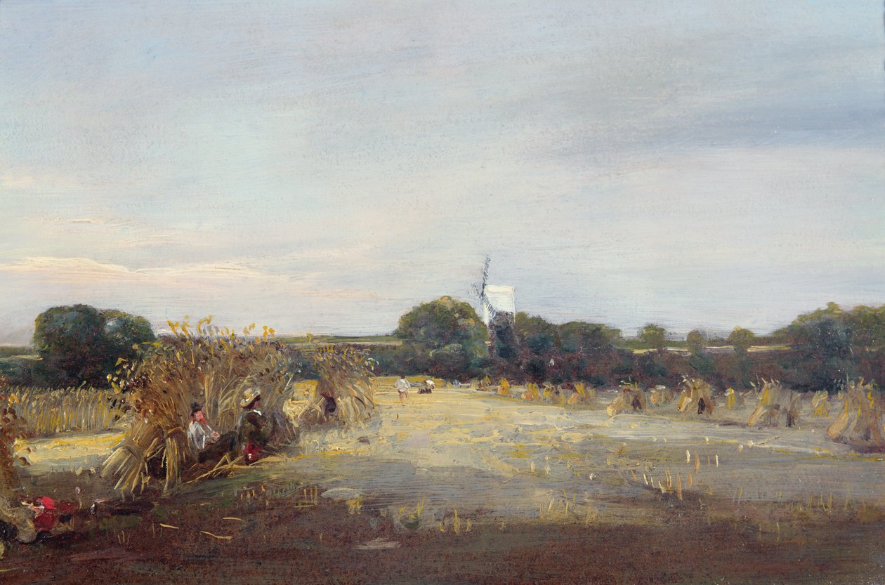 Sommerhøst nær Henglesbury Head av Thomas Churchyard