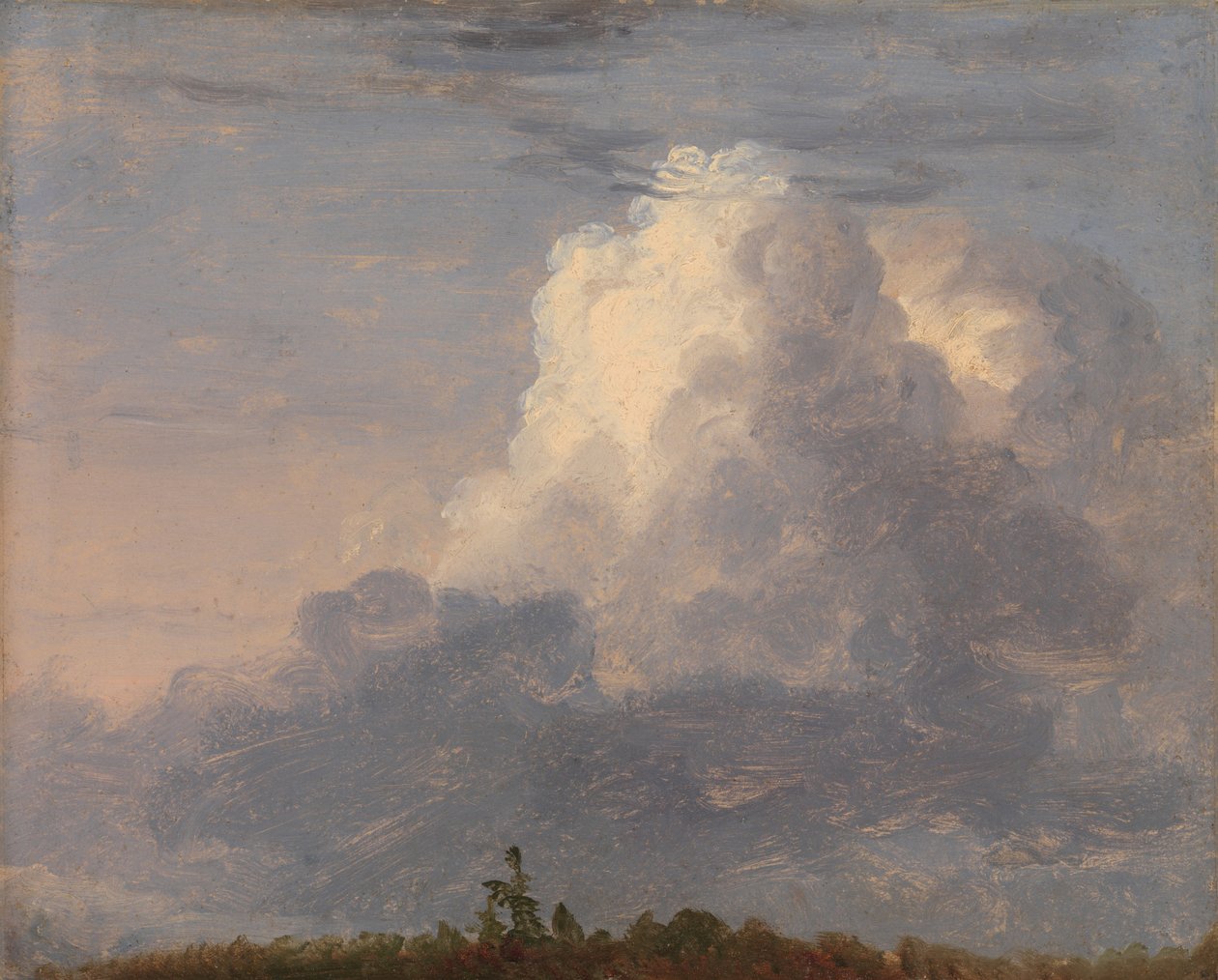 Skyer, ca. 1838 av Thomas Cole