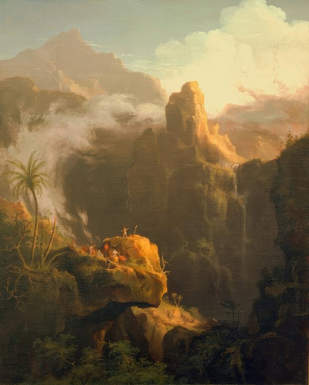 Landskapskomposisjon, St. John in the Wilderness av Thomas Cole