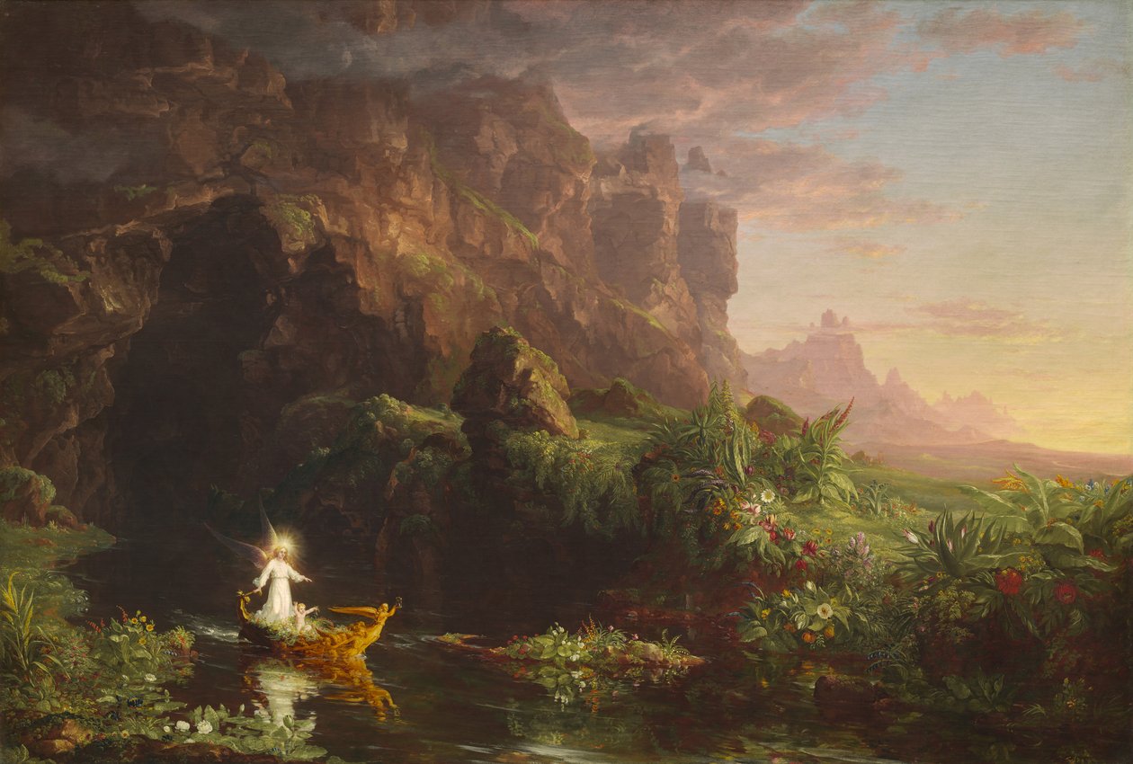 The Voyage of Life: Childhood, 1842 av Thomas Cole