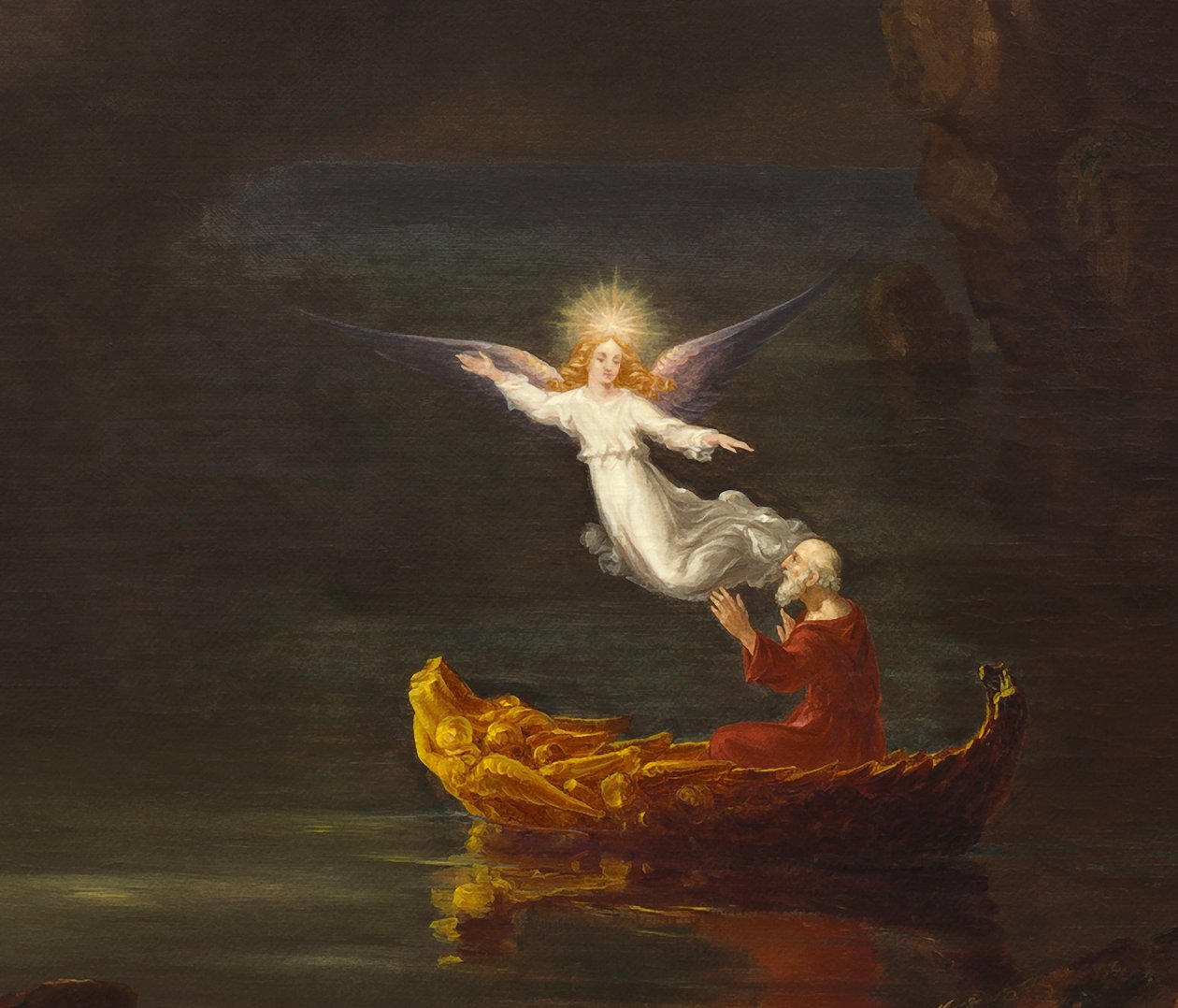 Livets reise: Alderdom av Thomas Cole