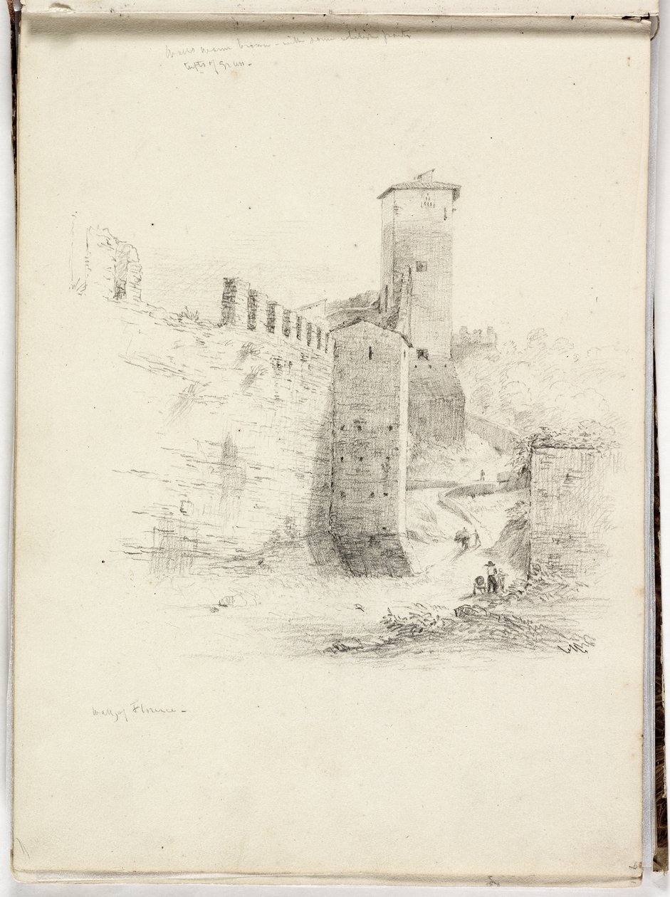 Muren i Firenze, 1831 av Thomas Cole