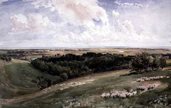 Arundel Park, Sussex av Thomas Collier