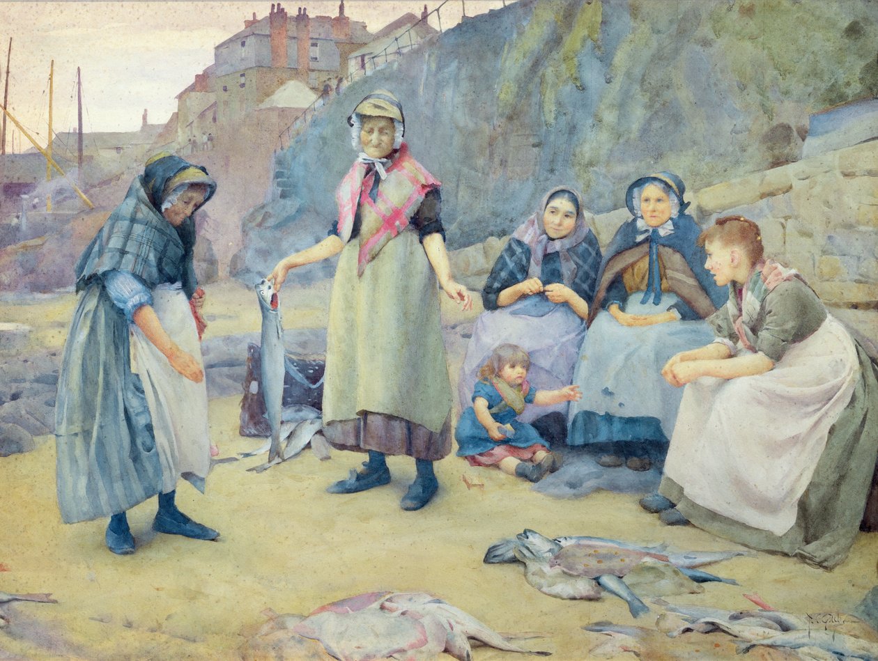Viser fisk, 1891 av Thomas Cooper Gotch