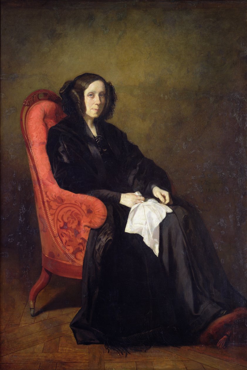 Portrett av Madame Poullain-Dumesnil, 1842 av Thomas Couture