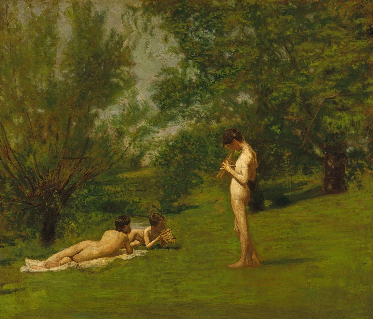 Arcadia, rundt 1883 av Thomas Eakins