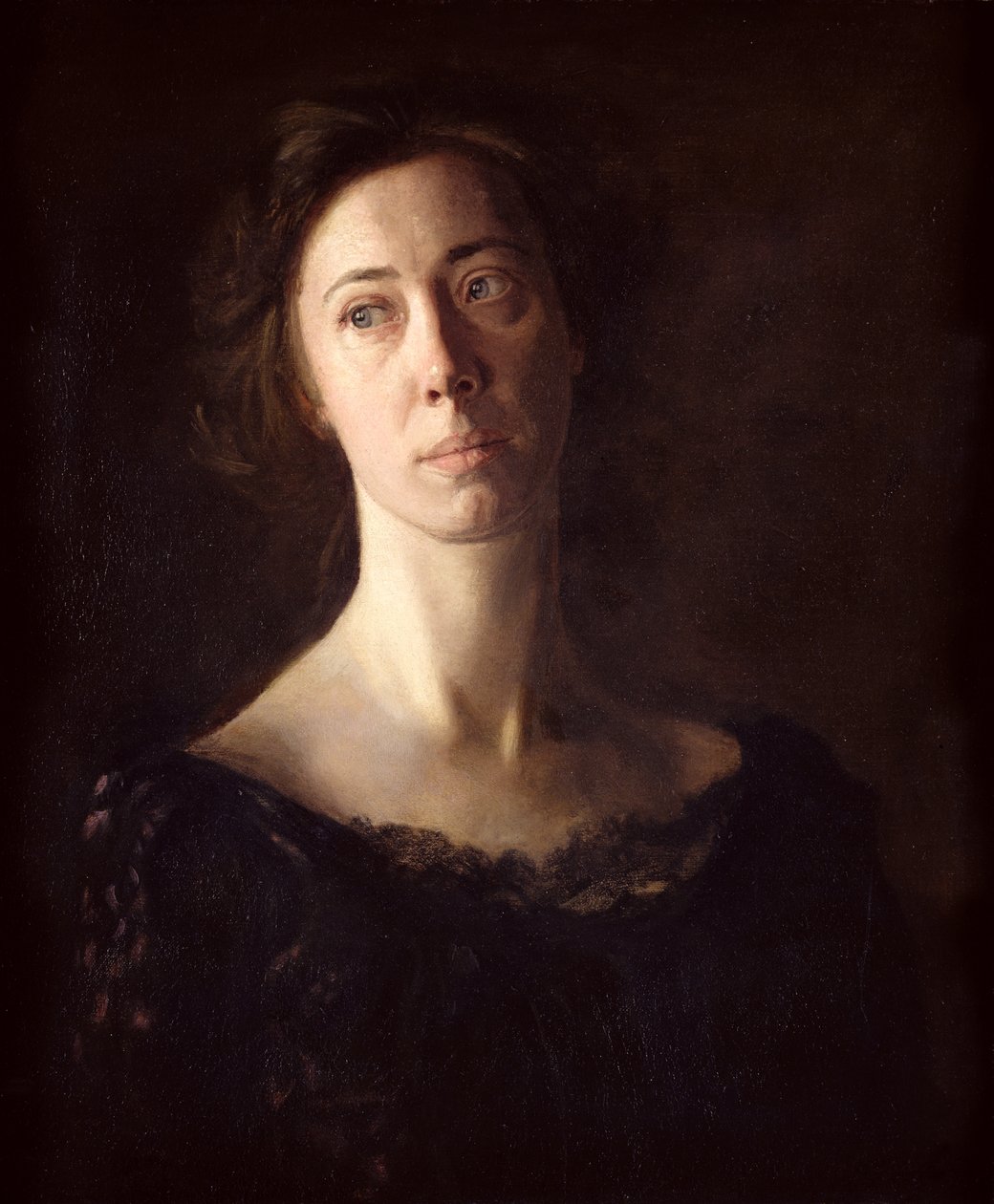 Portrett av Clara J. Mather av Thomas Eakins