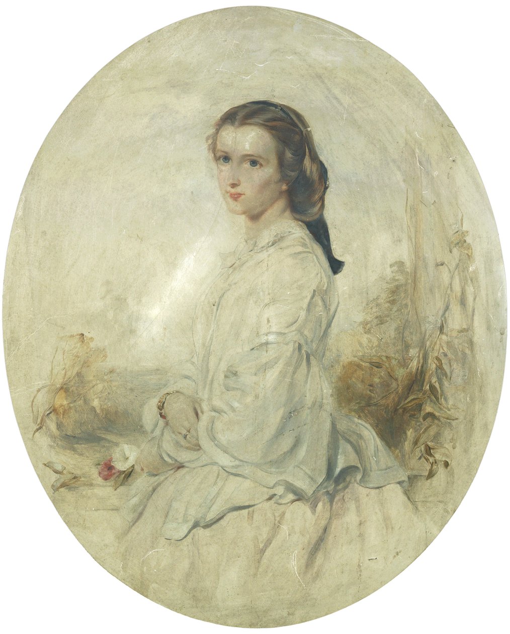 Portrett av en jente av Thomas Crane