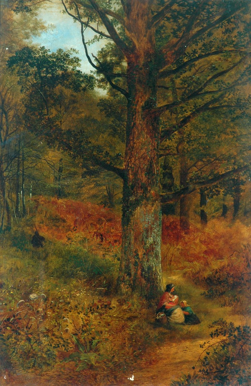 Path Through The Wood, 1857 av Thomas Creswick