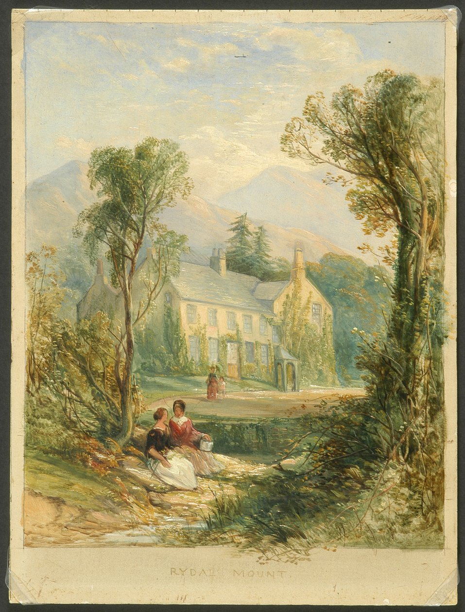 Rydal-fjellet, ca. 1840-7 av Thomas Creswick