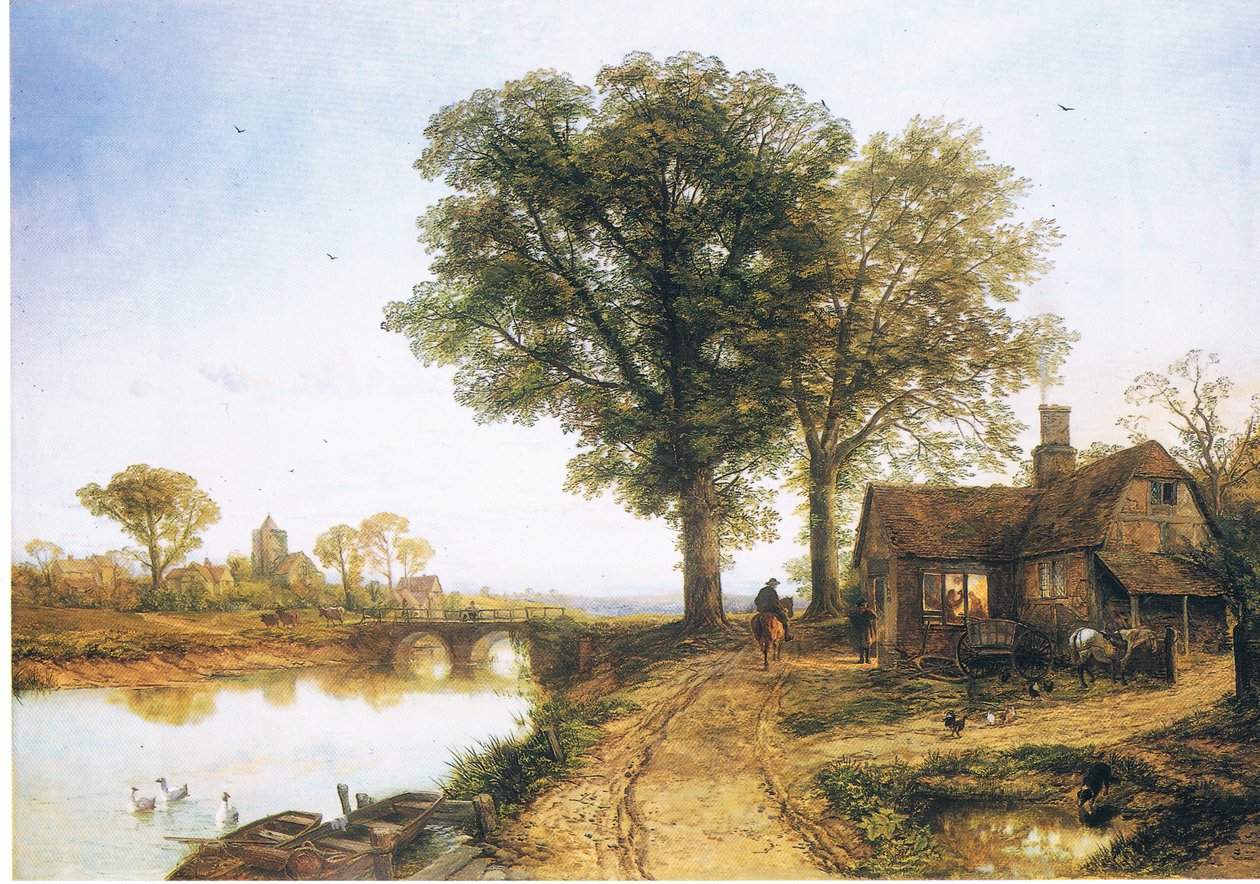 Landsbysmie av Thomas Creswick