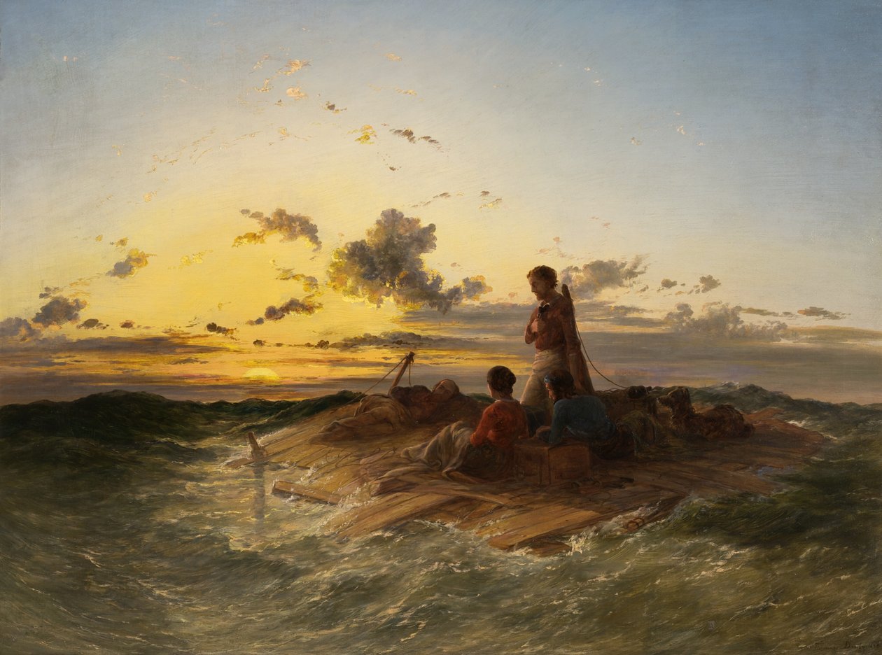 Flåten, 1850 av Thomas Danby