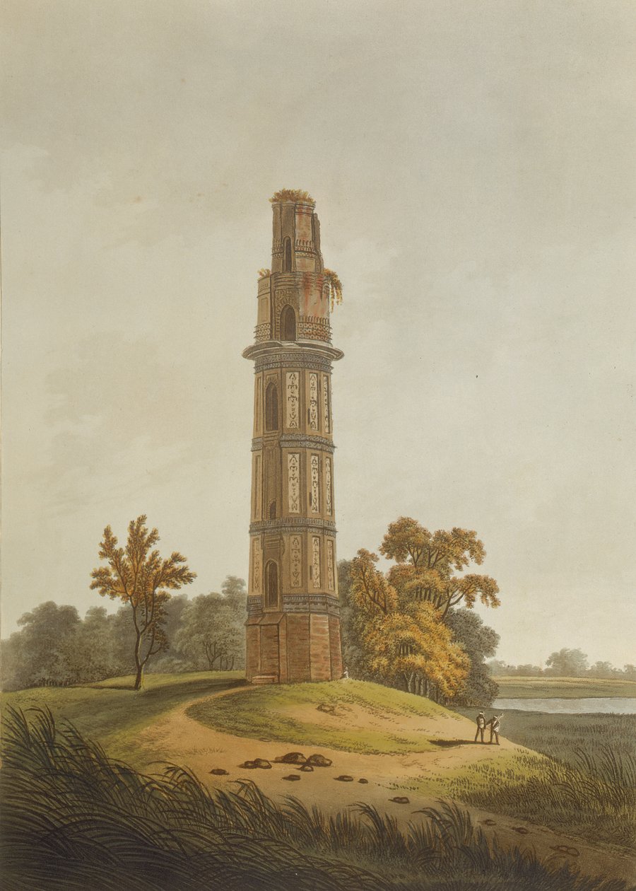 A Pagoda, gravert av Joseph Constantine Stadler (fl.1780-1812) pub. av Edward Orme (1774-c.1820) 1804 av Thomas Daniell