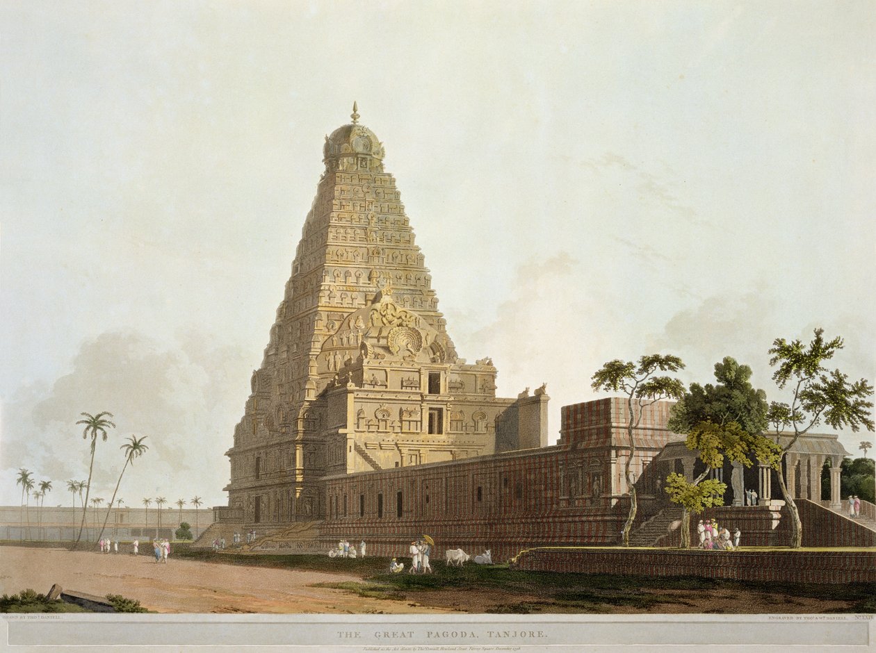 The Great Pagoda, Tanjore, plate XXIV fra 