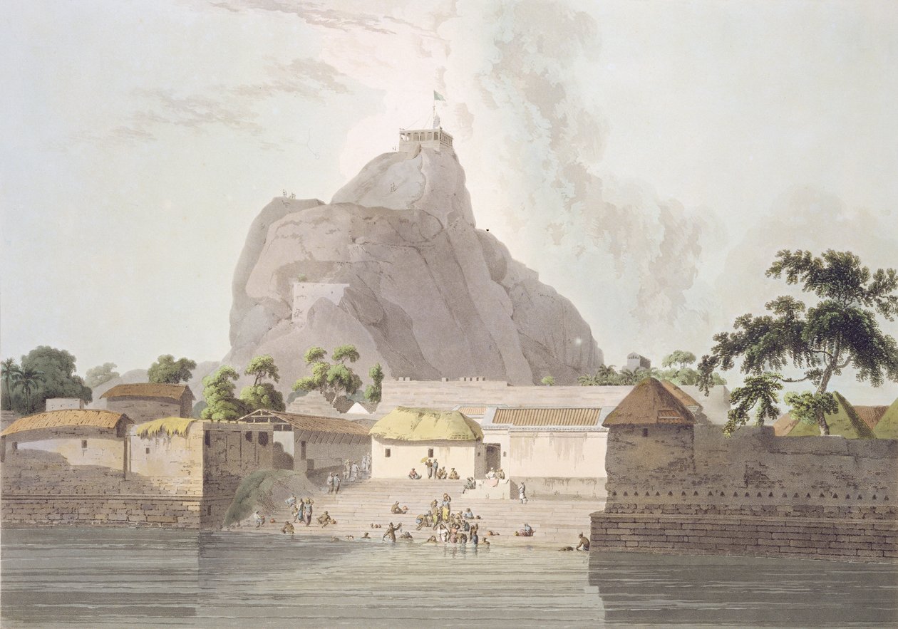 View in the Fort of Trichinopoly, plate 47 fra 