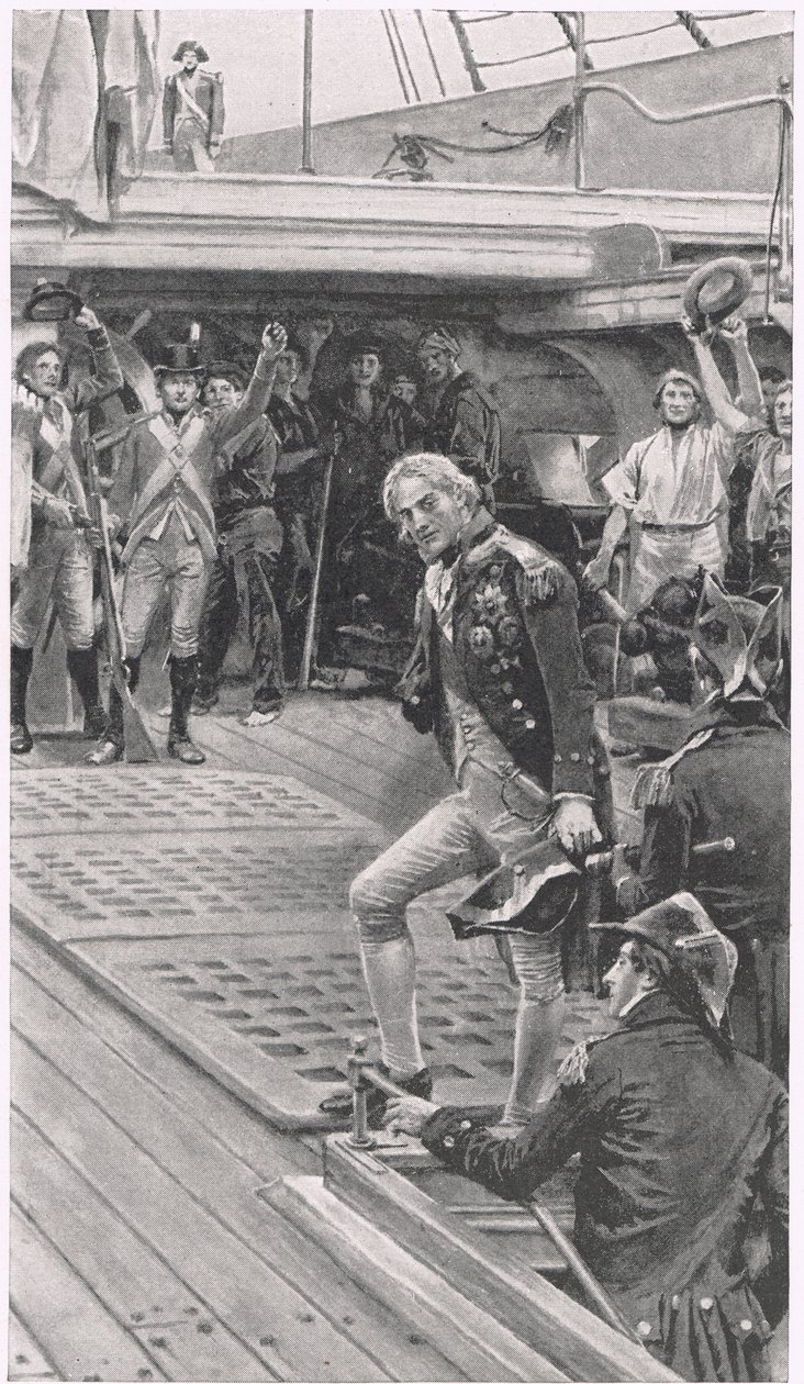 Nelson Coming on Deck, illustrasjon fra 